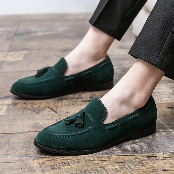 🟢 Mocassin Daim Royal