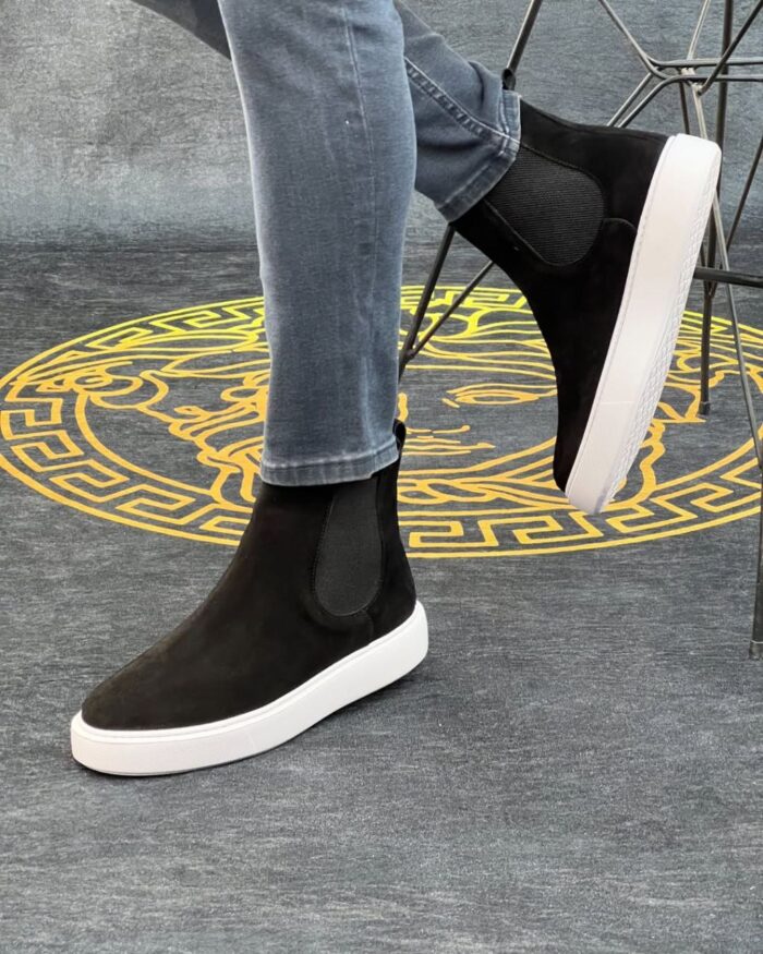 Chelsea Sneakers en daim Noir