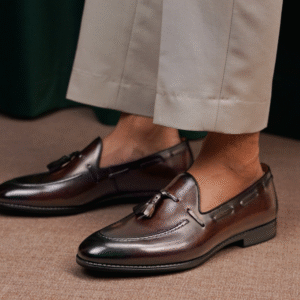 ANGLAISE DE CHAUSSURES DE LUXE MARRON CI